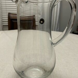 Elegant Clear Glass Pitcher
